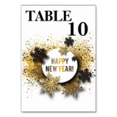 Numéro De Table Bonne année (Dos)