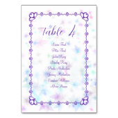 Numéro De Table Bonne fête d'anniversaire 01 (Dos)