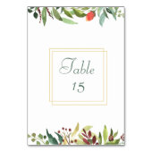 Numéro De Table Bordure du jardin (Par défaut)