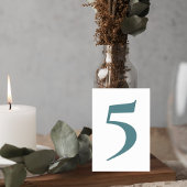 Numéro De Table Botanical Greenery Wedding Table Numbers