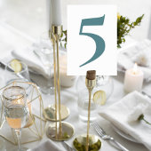 Numéro De Table Botanical Greenery Wedding Table Numbers