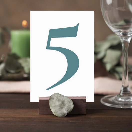 Numéro De Table Botanical Greenery Wedding Table Numbers