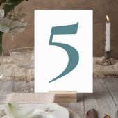 Numéro De Table Botanical Greenery Wedding Table Numbers