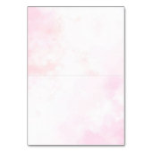 Numéro De Table Bougainvillea Tropical Forest Wedding Place Card (Dos)
