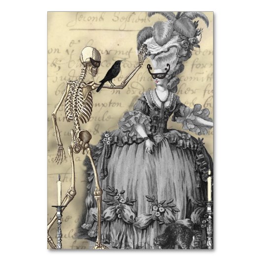 Numéro De Table Boule Masquerade (Dos)