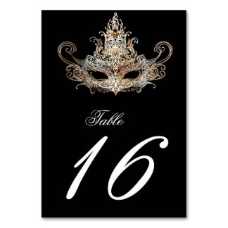 Numéro De Table Boule Masquerade