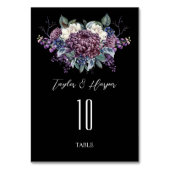 Numéro De Table Bouquet de mariage gothique esthétique sombre (Par défaut)