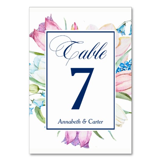 Numéro De Table Bouquet Garden (Par défaut)