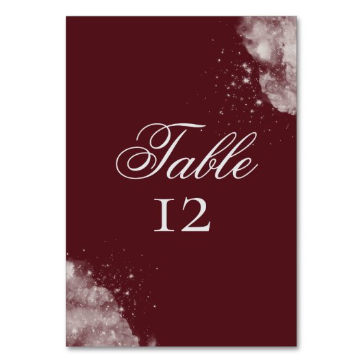 Numéro De Table Bourgogne Céleste Starlight (Par défaut)