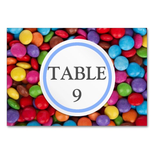 Numéro De Table Bouton (Dos)