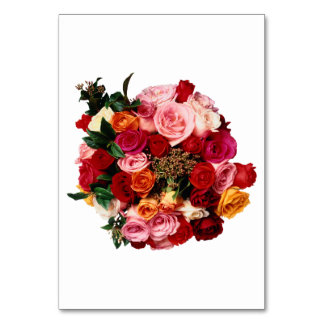 Numéro De Table Bride Bouquet