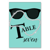 Numéro De Table BRIDE Glam fête Diamond Shower Tiara Party (Par défaut)