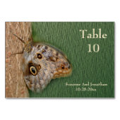 Numéro De Table Brown Papillon Mariage de la nature (Dos)