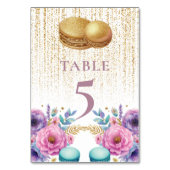 Numéro De Table Brunch nuptial Elegant Rose Gold (Par défaut)