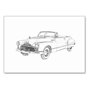 Numéro De Table Buick Roadmaster 1947