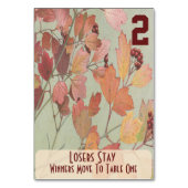 Numéro De Table Bunco feuilles et baies #2 (Par défaut)