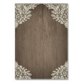 Numéro De Table Burgundy Blush Gold Mason Mariage de bocage Insére (Dos)