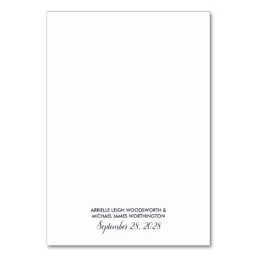 Numéro De Table Burgundy Blush Marine Marsala Mariage Insertion Ca (Dos)