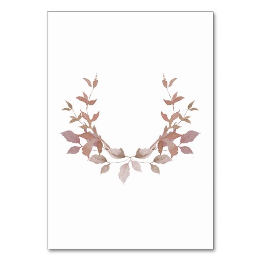 Numéro De Table Burgundy Wedding Table Number Monogram Motif (Par défaut)