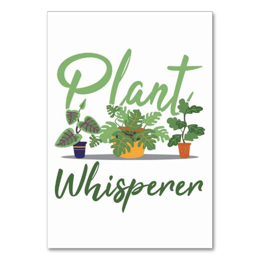 Numéro De Table Cactus Plante Whisperer (Par défaut)