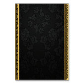 Numéro De Table Cadre doré (Dos)