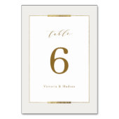 Numéro De Table Cadre Elégance Simple Moderne Classique Mariage (Par défaut)