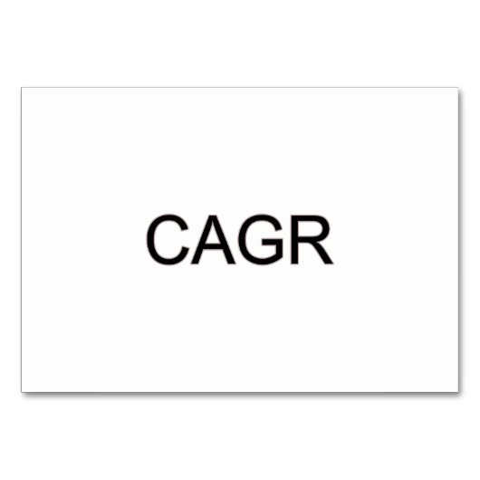 Numéro De Table CAGR Gras Noir (Devant)