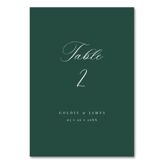 Numéro De Table Calligraphie Numéros de tableau Décor de réception (Par défaut)