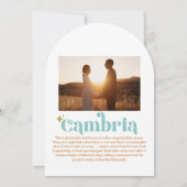 Numéro de table Cambria (Dos)