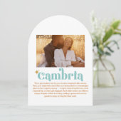 Numéro de table Cambria (Debout devant)