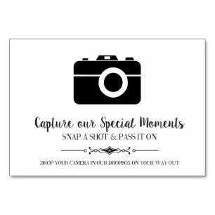 Numéro De Table Capturez nos Moments
