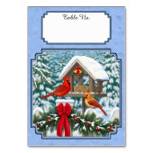 Numéro De Table Cardinal Feast Blue (Dos)