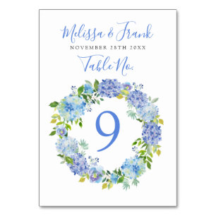 Numéro De Table Carolina Couronne florale sauvage