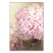 Numéro de table Carte de place Hydrangée rose pari (Dos)