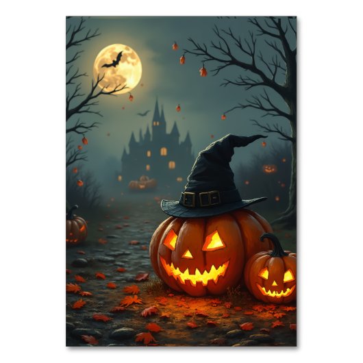 Numéro de table Carte Halloween (Par défaut)