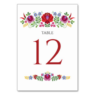 Numéro De Table Carton de table poivrons rouges hongrois