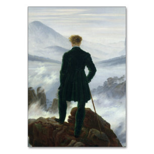 Numéro De Table Caspar David Friedrich - Le Wanderer