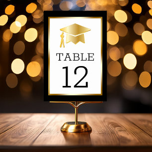 Numéro De Table Casquette de la catégorie Gold Tone sur la classe