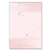 Numéro De Table Casquette des bottes roses de cowgirl occidentale (Dos)