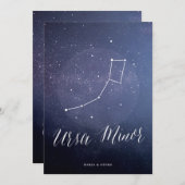 Numéro de table céleste de la constellation Ursa M (Devant / Derrière)