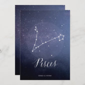 Numéro de table céleste de l'étoile de la constell (Devant / Derrière)