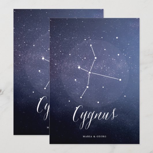 Numéro de table céleste de l'étoile de la constell (Devant / Derrière)