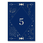 Numéro De Table Celestial sun moon cosmic ethereal wedding (Par défaut)