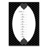 Numéro De Table Céramique noir (Par défaut)