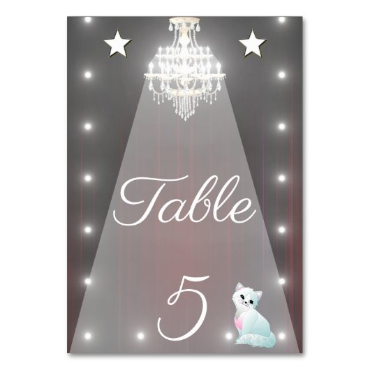 Numéro De Table Chandelier (Par défaut)