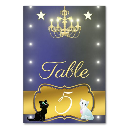 Numéro De Table Chandelier d'or (Par défaut)