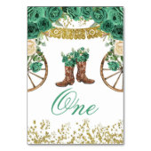 Numéro De Table Charra Charra Charra, Chasseur vert de l'Ouest (Dos)