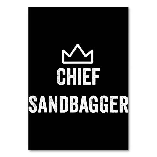 Numéro De Table Chef Sandbagger Golf mème Bjj Chess Sandbag (Par défaut)