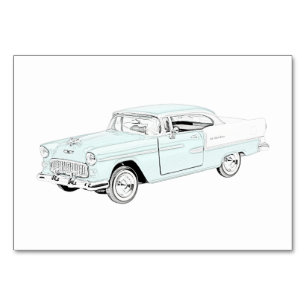 Numéro De Table Chevy Bel Air 1955