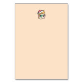 Numéro De Table Chien de Noël mignon - Yappy Howlidays (Dos)
